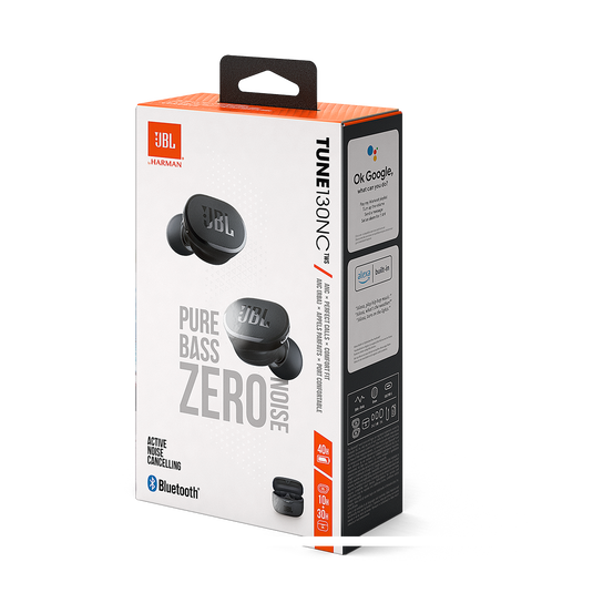 JBL Tune 130NC TWS - Black - True wireless Noise Cancelling earbuds - Detailshot 10 image number null